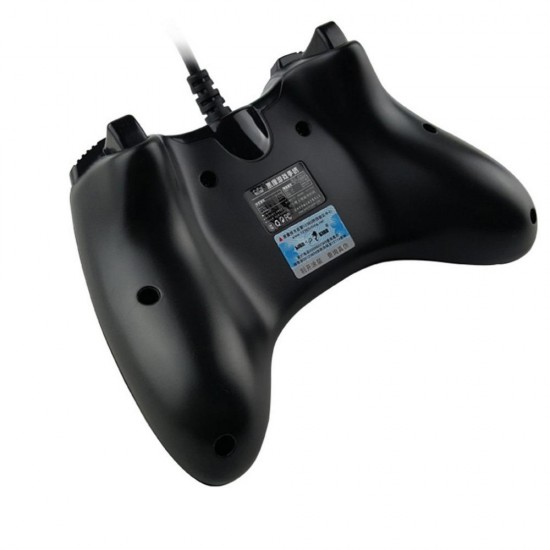 WE-890S USB Wired Controller Gamepad LED Indicator Double Vibration Joystick Joypad