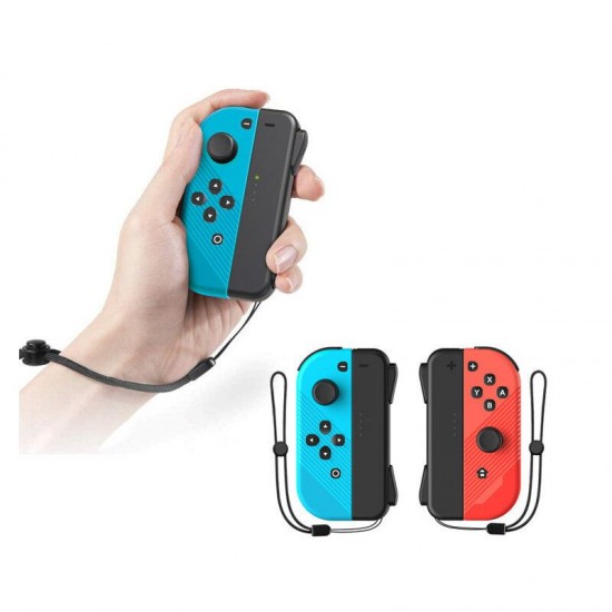 bluetooth Game Controller Left Right Gamepad Small Gamepad for Nintendo Switch Game Console with Hand Strap Vibration Gyroscope Game Pad