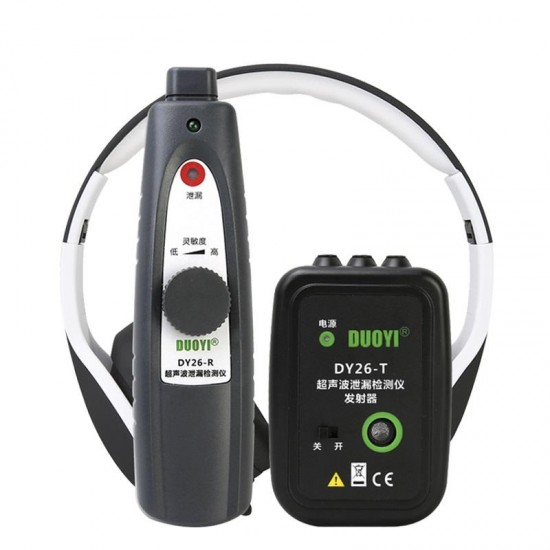 DY26 Mini Ultrasonic Flaw Detectors Gas Handheld Portable Vacuum Sealing Leakage Tester Location Determine Leak Tester Detector DY26 Mini Ultrasonic Flaw Detectors Gas Handheld Portable Vacuum Sealing Leakage Tester Location Determine Leak Tester Detector