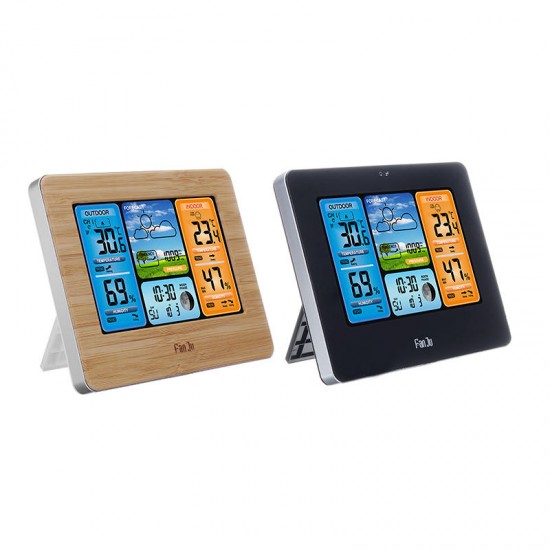 Digital LCD Indoor & Outdoor Weather Station Clock Calendar Thermometer Wireless Digital LCD Indoor & Outdoor Weather Station Clock Calendar Thermometer Wireless