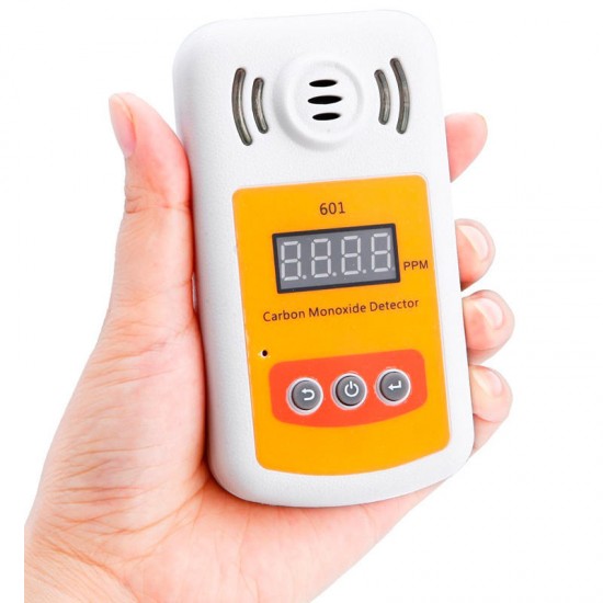 KXL-601 Mini Carbon Monoxide Detector Meter CO Gas Leak Detector Meter with Sound and Light Alarm