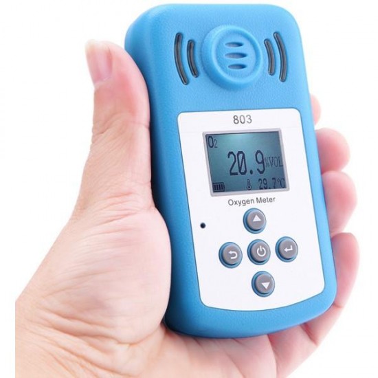 KXL-803 Mini LCD Oxygen O2 Meter Portable Oxygen O2 Concentration Detector