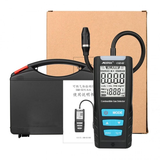 CDG01/02 Gas Leak Detector SMART SENSOR Handheld Mini Combustible Gas Sensor Analyzer Hazardous Gas Leak