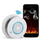 Smart Wireless WIFI+APP Fire Smoke & Temperature Sensor Wireless Smoke Temperature Detector Home Security Smoke Alarm System