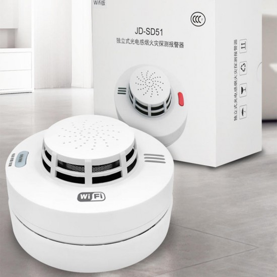 Wifi Smoke Detector Smoke Alarm APP Smoke Sensor Wifi Smoke Detector Smoke Alarm APP Smoke Sensor