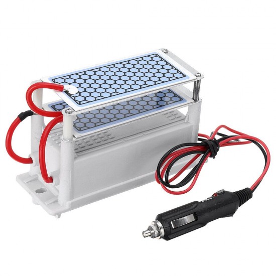 12V 10g Ozone Generator Car Disinfection Sterilization Ozone Deodorization Odor Car Air Purifier