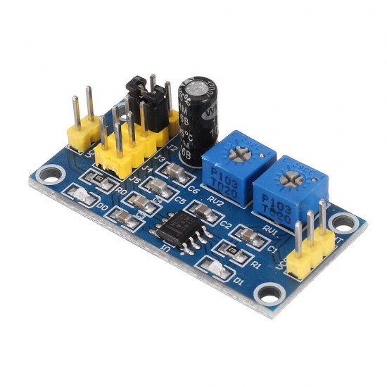 20pcs NE555 Pulse Frequency Duty Cycle Wave Rectangular Wave Signal Generator Adjustable 555 Board NE555P Module