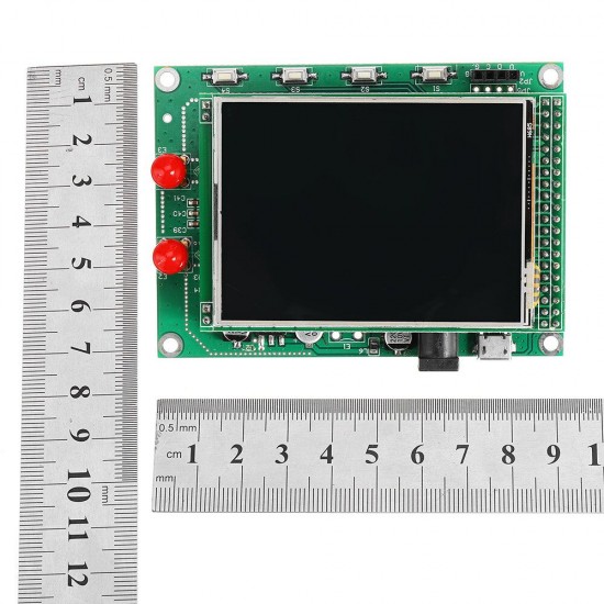 ADF4351 RF Sweep Signal Source Generator Board 35M-4.4G STM32 with TFT Touch LCD ADF4351 RF Sweep Signal Source Generator Board 35M-4.4G STM32 with TFT Touch LCD