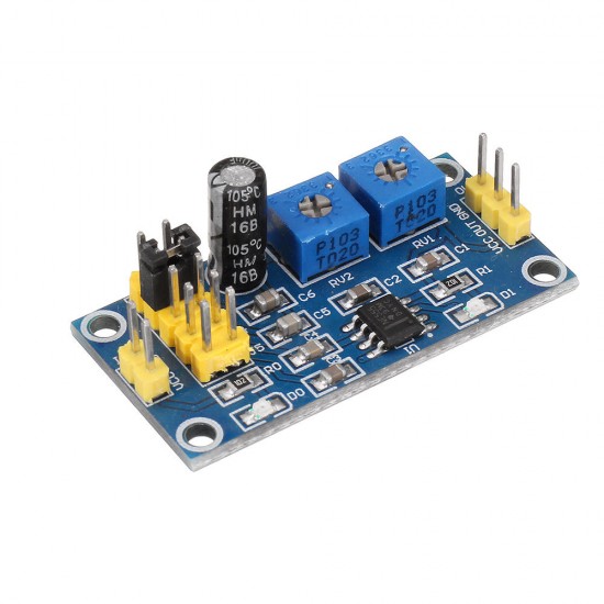 NE555 Pulse Frequency Duty Cycle Wave Rectangular Wave Signal Generator Adjustable 555 Board NE555P Module