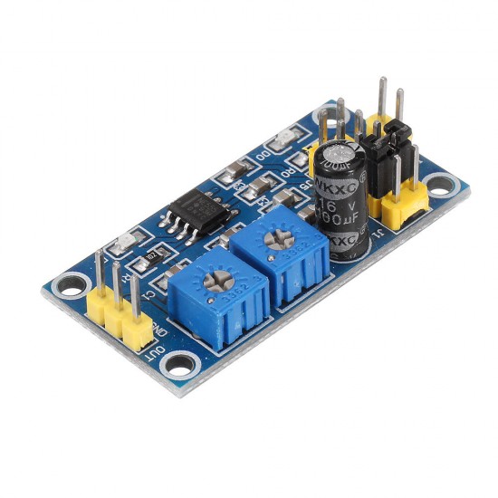 NE555 Pulse Frequency Duty Cycle Wave Rectangular Wave Signal Generator Adjustable 555 Board NE555P Module