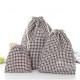 Drawstring Cotton Linen Grid Stripe Gift Bags Pouches Jewelry Bags Wedding Decoration Storage Bags Drawstring Cotton Linen Grid Stripe Gift Bags Pouches Jewelry Bags Wedding Decoration Storage Bags