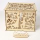 Wedding Greeting Card Box Wooden Box Lock Wedding Party Decoration Money Case