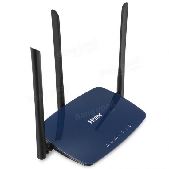 2.4GHz 300Mbps Wireless WIFI Router Three 5dBi Antennas Built-in Firewall Broadband Repeater