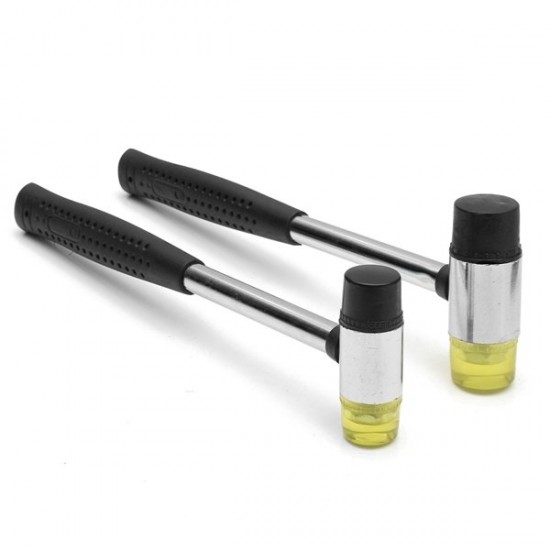 25/30mm Rubber Mallet Hammer Double Face Soft Tap Nylon Head Mallet Tool 25/30mm Rubber Mallet Hammer Double Face Soft Tap Nylon Head Mallet Tool