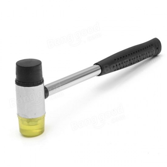 25/30mm Rubber Mallet Hammer Double Face Soft Tap Nylon Head Mallet Tool