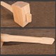 Solid Small BeechWood Carpenter Mallet Beat Wooden Hammers Rafter Woodworking Tools Hand Tools