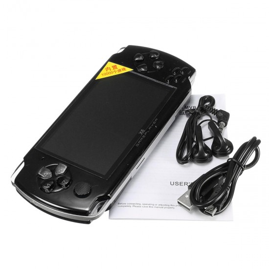 4.3inch HD Screen 8G 32 Bit Portable Handheld Game Console Player 10000+ Retro Games