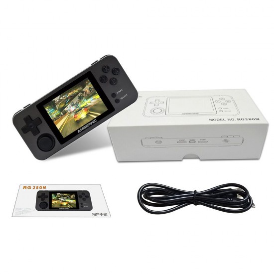 RG280M DDR2 512M 48GB 6000+ Games 2.8 inch IPS HD Display Retro Handheld Video Game Console Vibration Motor Game Player Support PS1 CPS1 CPS2 CPS3 FBA NEOGEO POCKET GB SFC MD SMS RG280M DDR2 512M 48GB 6000+ Games 2.8 inch IPS HD Display Retro Handheld Video Game Console Vibration Motor Game Player Support PS1 CPS1 CPS2 CPS3 FBA NEOGEO POCKET GB SFC MD SMS