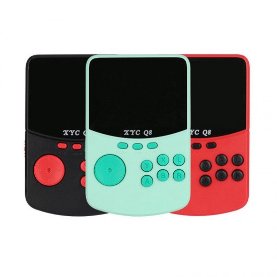 Q8 500 Games Retro Handheld Game Console Support TF Card TV Output for GBA SFC MD NES MAME Game Player