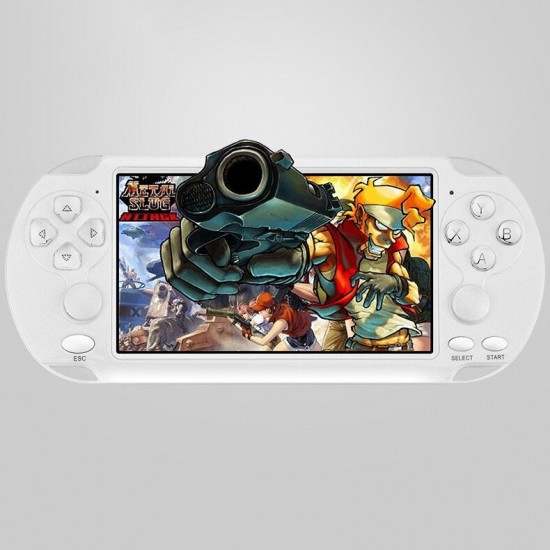 X9-S 8GB 3000+ Games 5.1 inch HD Screen Retro Handheld Game Console Game Player with Double Joystick for PSP PS1 Game Emulator