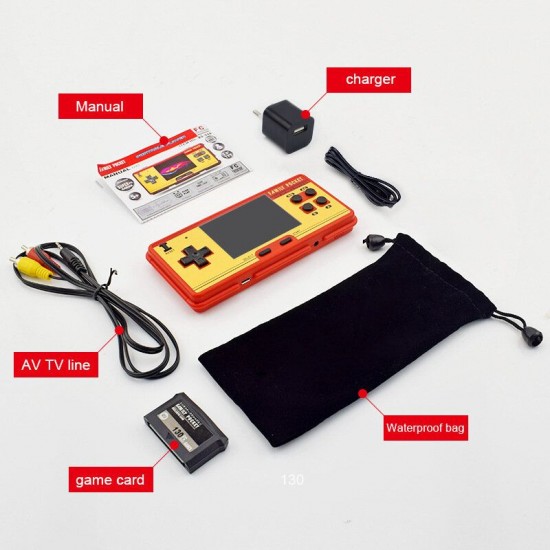 FC 8 Bit Built-in 638 Games Mini Retro Handheld Games Console Classic Game Player Support AV Output FC 8 Bit Built-in 638 Games Mini Retro Handheld Games Console Classic Game Player Support AV Output