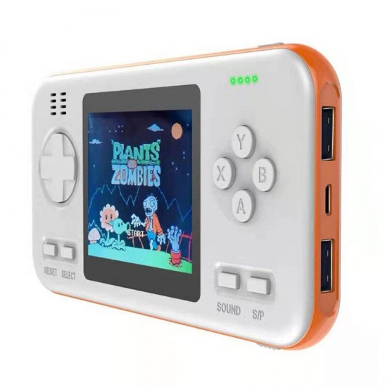 Portable 416 Retro Video Games Mini Handheld Game Console Game Player with 2.8 Inch Color Screen 8000mAh Power Bank for Phone Pad