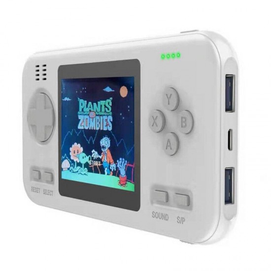 Portable 416 Retro Video Games Mini Handheld Game Console Game Player with 2.8 Inch Color Screen 8000mAh Power Bank for Phone Pad