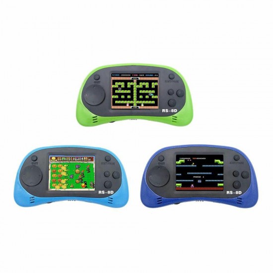 RS-8D 8 Bit 2.5 Inches Handheld Video Game Console Portable Game Player Built-in 260 Retro Games