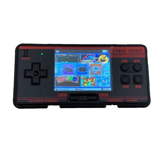 FC3000 2GB 1094 Games Retro Handheld Video Game Console 3 inch HD 8 Bit Game Player for FC CPS1 MD GBC GB SMS GG SG-1000