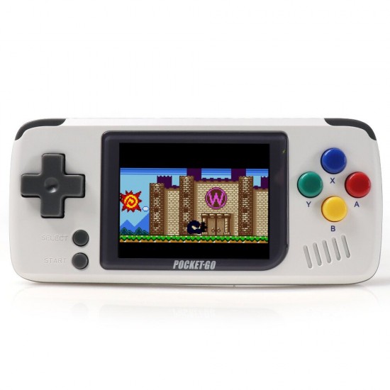 F1C100S Linux Handheld Game Console 1000mAh Rechargeable Game Player with 16GB Micro SD Card