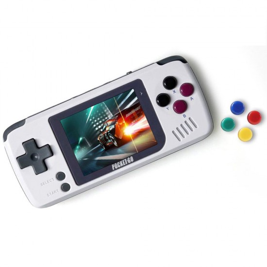 F1C100S Linux Handheld Game Console 1000mAh Rechargeable Game Player with 16GB Micro SD Card