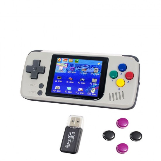 16GB 64 Bit 1000 Games 2.4 inch IPS Screen Portable Handheld Game Player Video Game Console Open Source