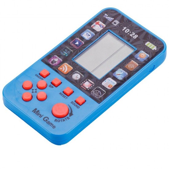 Retro Classic Childhood Tetris Handheld Game Players LCD Kids Games Toys Game Console Riddle Learning Educational Toys