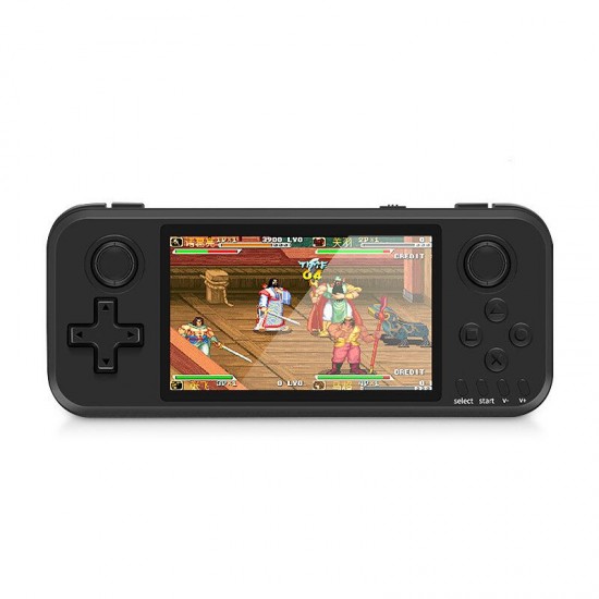 Q400 32GB 3500 Games 4.0 inch IPS HD Screen RK3326 Linux System Retro Handheld Game Console N64 PS1 PSX MD CPS3 GBA Game Support Four Play