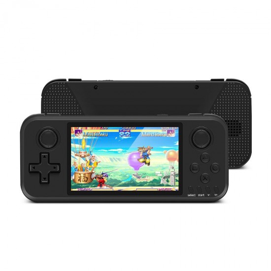 Q400 32GB 3500 Games 4.0 inch IPS HD Screen RK3326 Linux System Retro Handheld Game Console N64 PS1 PSX MD CPS3 GBA Game Support Four Play