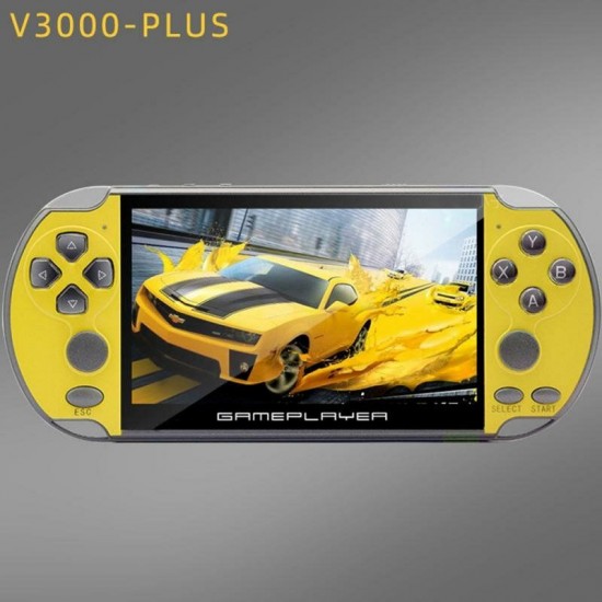 V3000 Plus 8GB 128-bit 10000+ Games 5.1 inch HD Color Screen Retro Handheld Video Game Console Game Player Support GBA NES BIN GBC GB