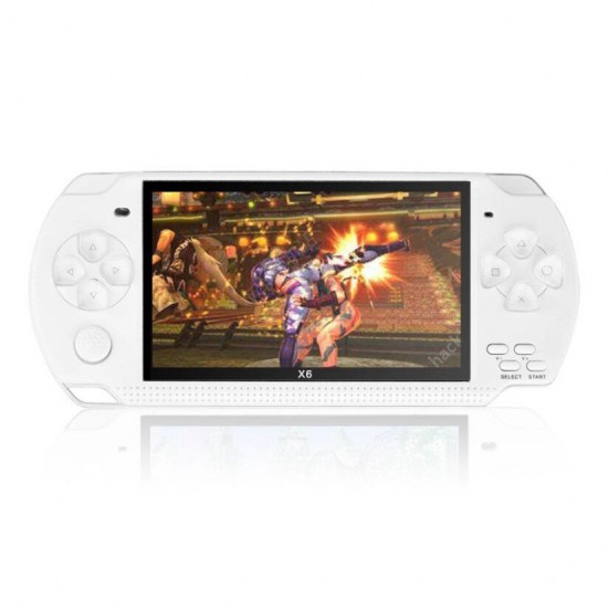 X6 8GB 128-bit 10000+ Games 4.3 inch PSP High Definition Retro Handheld Video Game Console Game Player