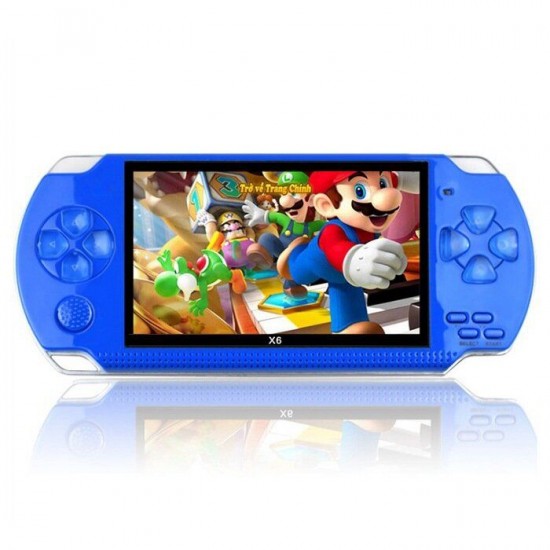 X6 8GB 128-bit 10000+ Games 4.3 inch PSP High Definition Retro Handheld Video Game Console Game Player