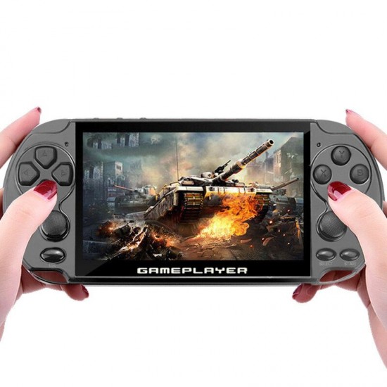 X9 PLUS 16GB 10000+ Games 5.1 inch HD Screen 128-Bit Retro Handheld Game Console Game Player Support GBA NES X9 PLUS 16GB 10000+ Games 5.1 inch HD Screen 128-Bit Retro Handheld Game Console Game Player Support GBA NES