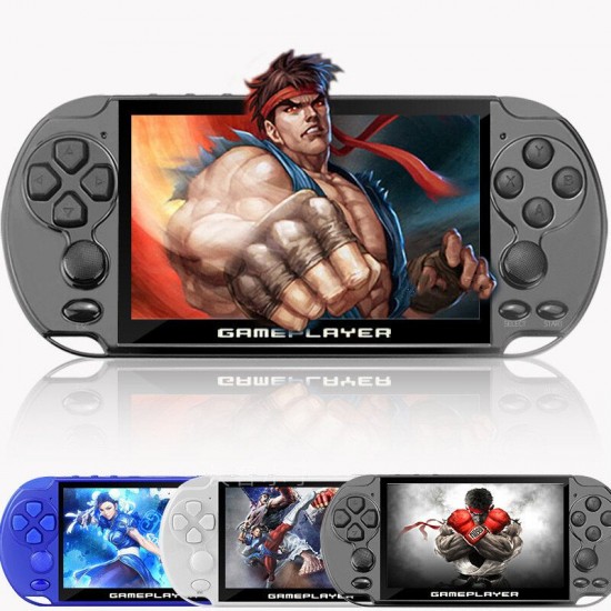 X9 PLUS 16GB 10000+ Games 5.1 inch HD Screen 128-Bit Retro Handheld Game Console Game Player Support GBA NES