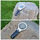 10X 20X 3 LED Light Handheld Magnifier Reading Magnifying Lens Glass Jewelry Craft Loupe