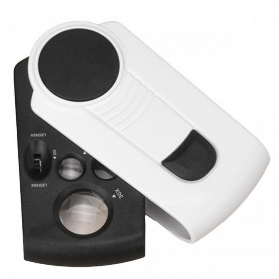 25X 30X 55X Handheld Folding Magnifier Magnifying Glass with 3 LED Lights 25X 30X 55X Handheld Folding Magnifier Magnifying Glass with 3 LED Lights