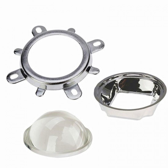 44MM Optical Magnifier 60 degrees/120 degrees High Power LED 20-100W Lamp Lens Plano-convex Lens