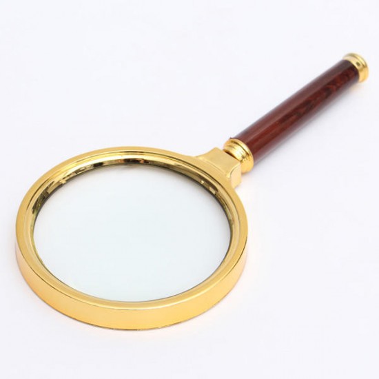 60mm 10X Handheld Magnifier Magnifying Glass Lens Zoomer Loupe