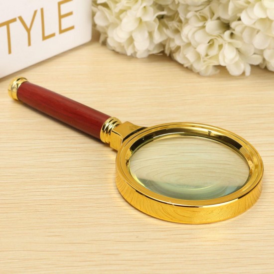 70mm 10X Handheld Magnifier Magnifying Glass Loupe Lens for Easy Reading Jewelry