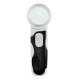 Handheld Study Reading Pocket Magnifying Glass 2 LEDs Magnifier Double Lens Bistratal Lens Handheld Study Reading Pocket Magnifying Glass 2 LEDs Magnifier Double Lens Bistratal Lens