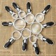 Handheld Study Reading Pocket Magnifying Glass 2 LEDs Magnifier Double Lens Bistratal Lens Handheld Study Reading Pocket Magnifying Glass 2 LEDs Magnifier Double Lens Bistratal Lens