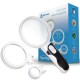 Interchangeable Handheld LED Light Magnifying Glass Magnifier High Power for Reading Sewing Jewelry Travel with 3 Different Lens
