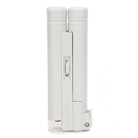 MG10085-1 100X LED Portable Dual-tube Microscope Magnifier Measurement Range 0-2cm