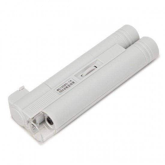 MG10085-1A 100X LED Portable Dual-tube Microscope with Graduated Magnifier Measurement Range 0-2cm MG10085-1A 100X LED Portable Dual-tube Microscope with Graduated Magnifier Measurement Range 0-2cm